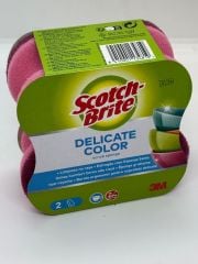 3M Scotch Brite Hassas Çizmez Konforlu Renkli Bulaşık Süngeri 1 Paket / 2 adet sünger
