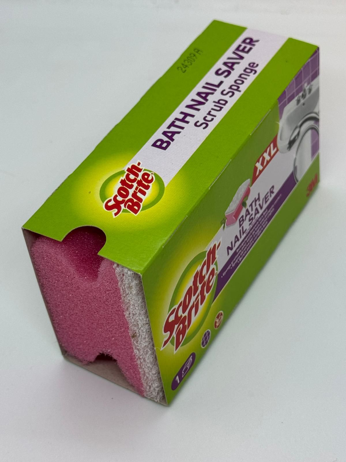 3M Scotch Brite Banyo Tırnak Koruyuculu XXL Ovma Süngeri 1 Paket / 1 adet sünger