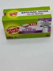 3M Scotch Brite Banyo Tırnak Koruyuculu XXL Ovma Süngeri 4 Paket / 4 adet sünger