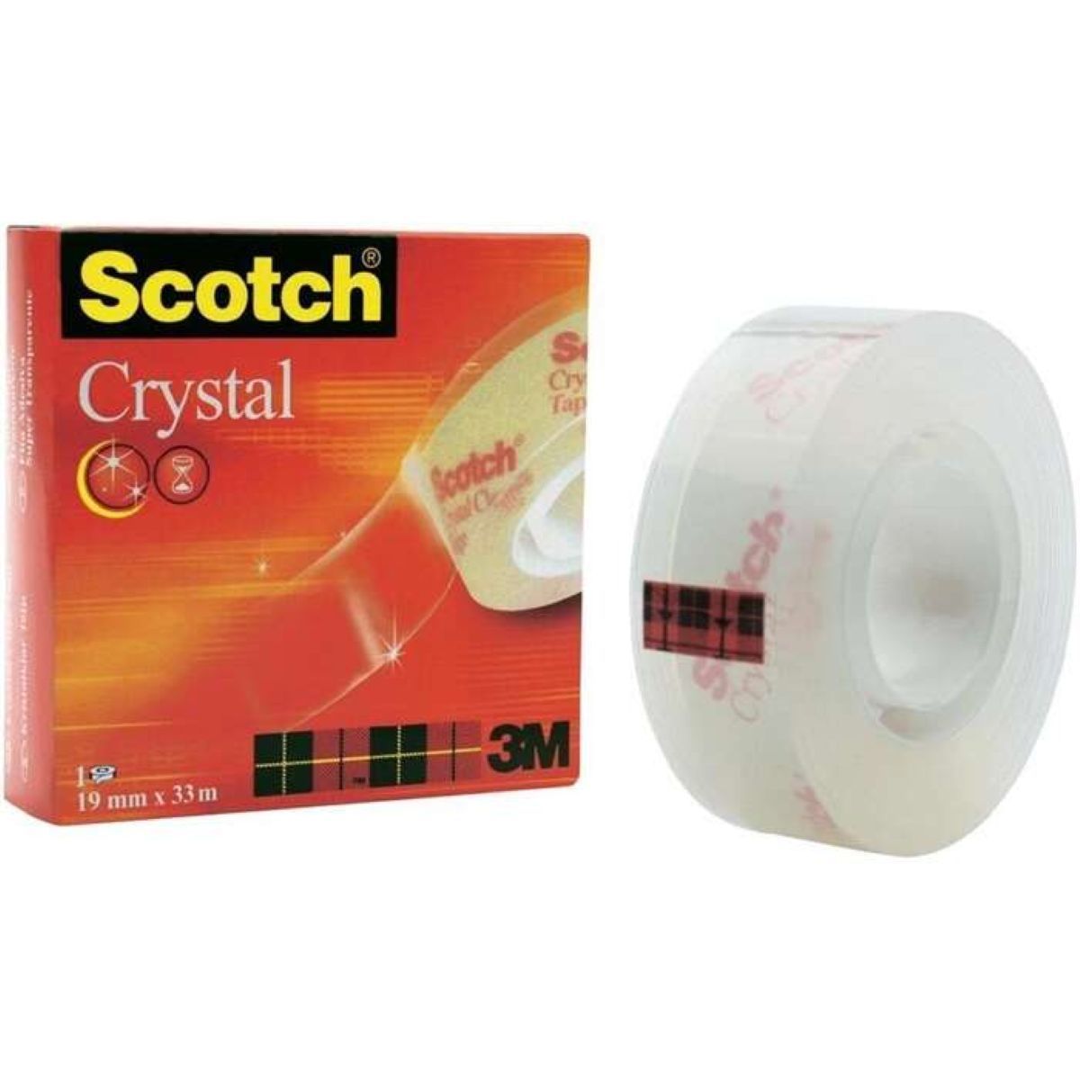 3M Scotch Kristal Bant  19mm*33mt 3 Rulo