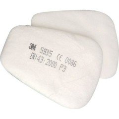 3M 5935 P3 Toz ve Sis Ped Filtresi 1 Kutu / 10 Çift