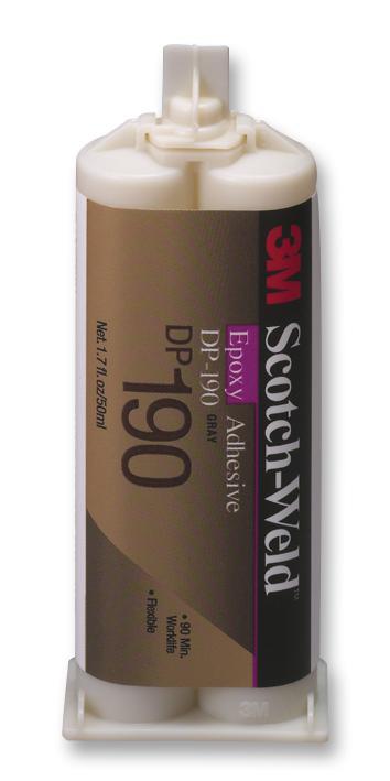 3M Scotch Weld DP190 Gri Epoksi Yapıştırıcı 48,5 ml