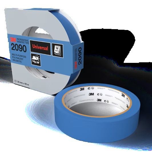 3M 2090 Mavi Maskeleme Bandı 24mm x 50mt 6 RULO