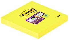 Post-it® 654 Super Sticky Not Kanarya Sarısı 76x76 mm 90 Yaprak  / 4 Paket
