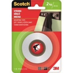 3M Scotch 4001 Güçlü Montaj Bantı 19mm*1.5mt