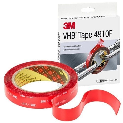 3M 4910F VHB Şeffaf Çift Taraflı Akrilik Bant 19mm x 3mt
