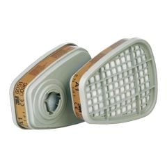 3M 6051 A1 Organik Gaz Buhar Filtresi 2 Takım / 2 Çift