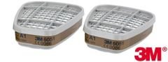 3M 6051 A1 Organik Gaz Buhar Filtresi 2 Takım / 2 Çift