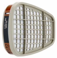 3M 6051 A1 Organik Gaz Buhar Filtresi 4 Takım / 4 Çift