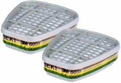 3M 6059 ABEK1 Organik İnorganik Asit Gaz Amonyak Filtresi  4 Takım / 4 Çift