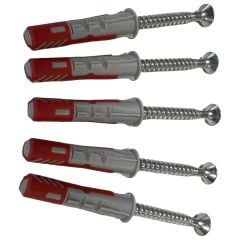 FISCHER DUOPOWER 8*40 S Dübel ve Yıldız Vida Seti  5 ADET