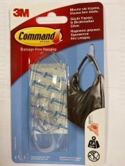 3M Command 17093 Büyük Şeffaf Askı 1 Paket