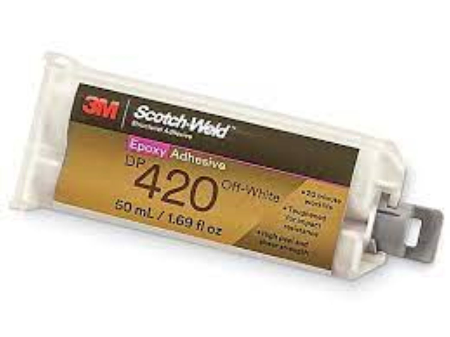 3M Scotch Weld DP420 Epoksi Yapıştırıcı Siyah Renk 50 ml