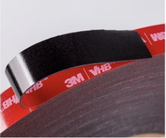 3M 5925F VHB Çift Taraflı Akrilik Bant Siyah 18mm*3mt