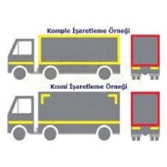 3M 983 Diamond Grade Reflektif Bant Sarı Renk 55mm*50mt