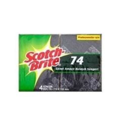 3M Scotch Brite 74 Genel Amaçlı Bulaşık Süngeri 4'lü 4 Paket