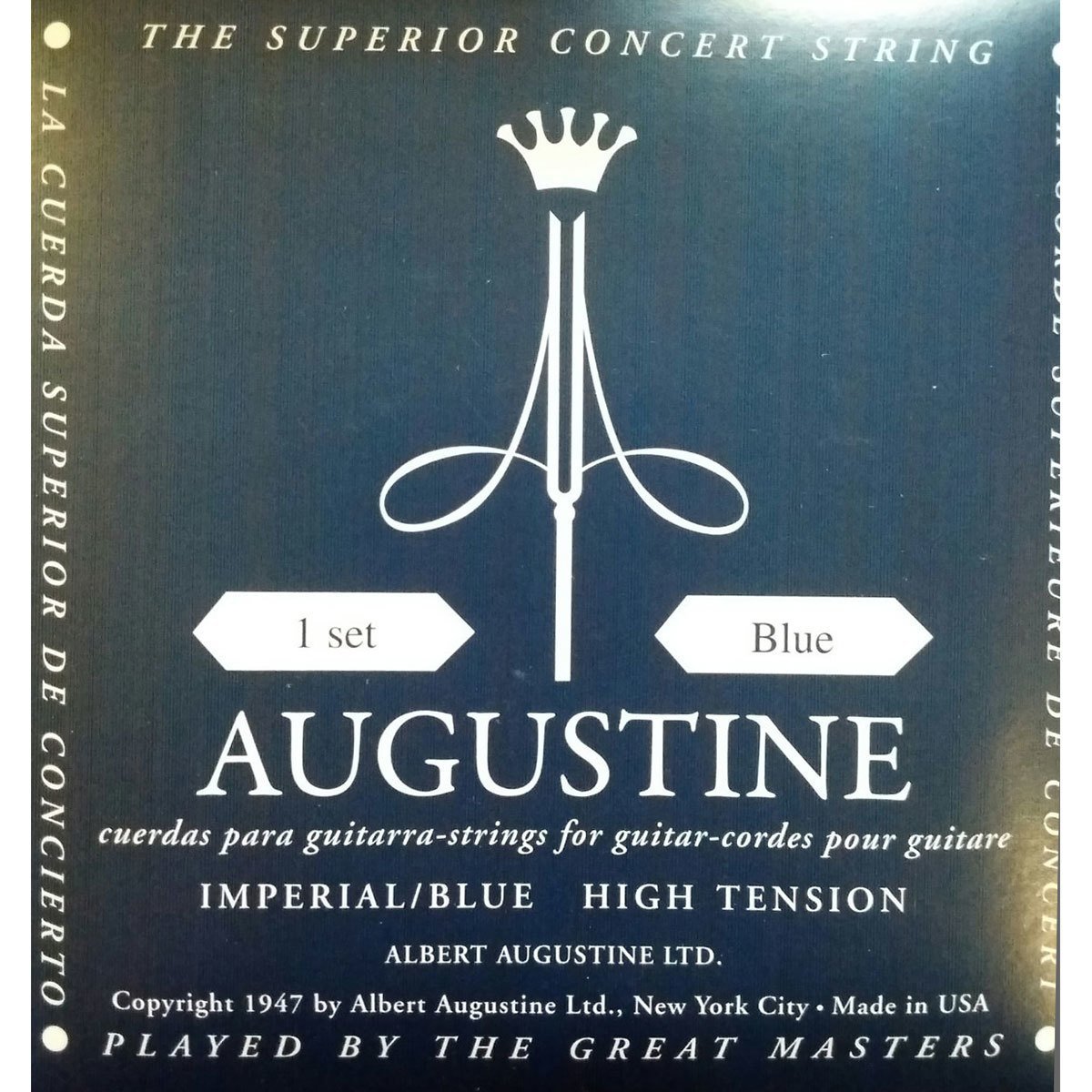 Augustine Imperial Blue High Ten. Klasik Gitar Teli