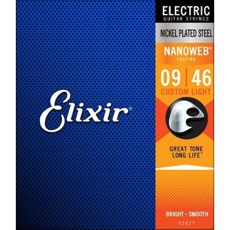 Elixir 009-046 Nanoweb Elektro Gitar Teli (12027)