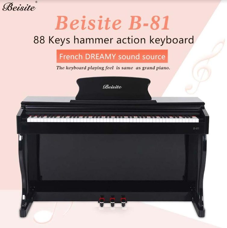 Beisite B81WGBK Dijital Piyano