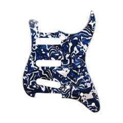 Dandrea DPPSTBSP Strat Tipi Pickguard Blue Swirl Pearl