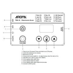 Aroma TDX15 Elektronik Davul