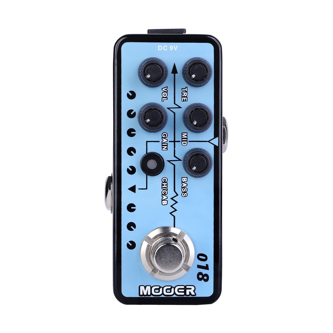 Mooer M018 Micro PreAMP (Custom 100 Based) Pedalı