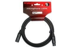 Kirlin MPC4706MBK XLR Mikrofon Kablo 6mt.