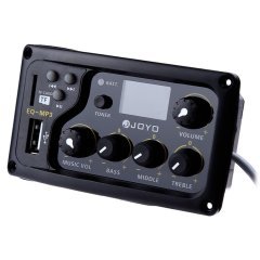 Joyo EQMP3 On Board Preamp Tuner EQ Gitar İçin Eşikaltı Piezo MP3 Player