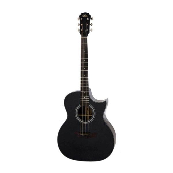 Aria 201CEBK Elektro Akustik Gitar Cutaway