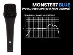 Sire Marcus Miller MONSTER7B Mikrofon (Kırmızı/Mavi Çiftli Paket)