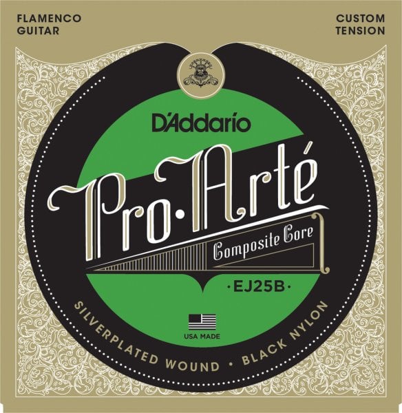 Daddario EJ25B Set Pro Arte Blk Comp Flamenco