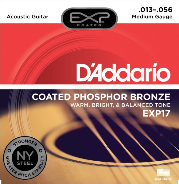 Daddario EXP17 Akustik Tel Set EXP PHOS BRZ Med