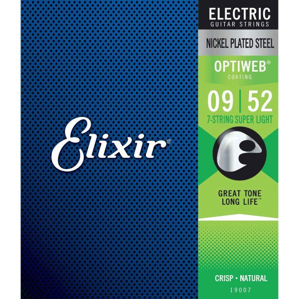 Elixir 009-052 Optiweb Elektro Gitar 7 Telli Set (19007)