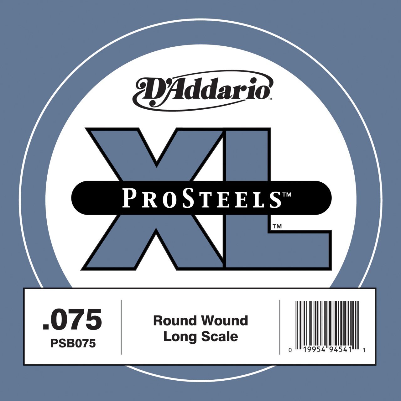 Daddario PSB075 Bas Tek Tel Pro Steel 075 Long (La)