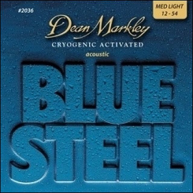 Dean Markley 2036 Blue Steel Akustik Gitar Teli 12-54