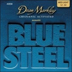 Dean Markley 2036 Blue Steel Akustik Gitar Teli 12-54