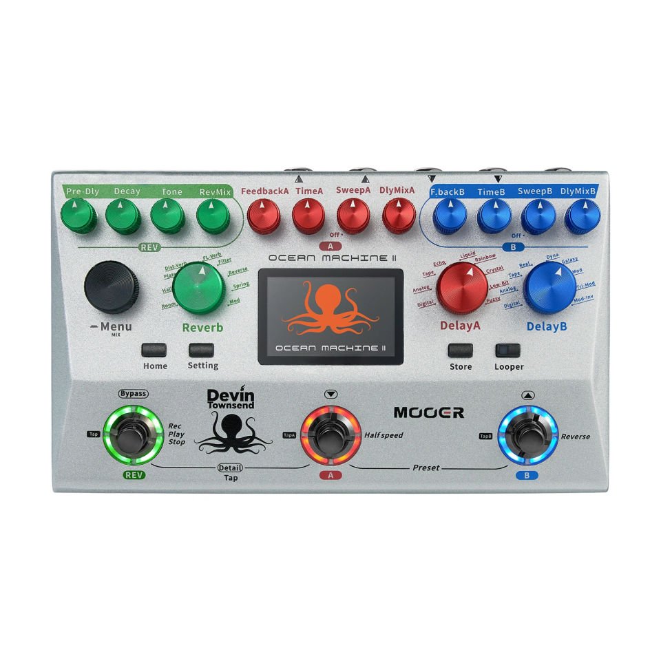 Mooer TDL4 Mooer Ocean Machine II Gitar Pedalı