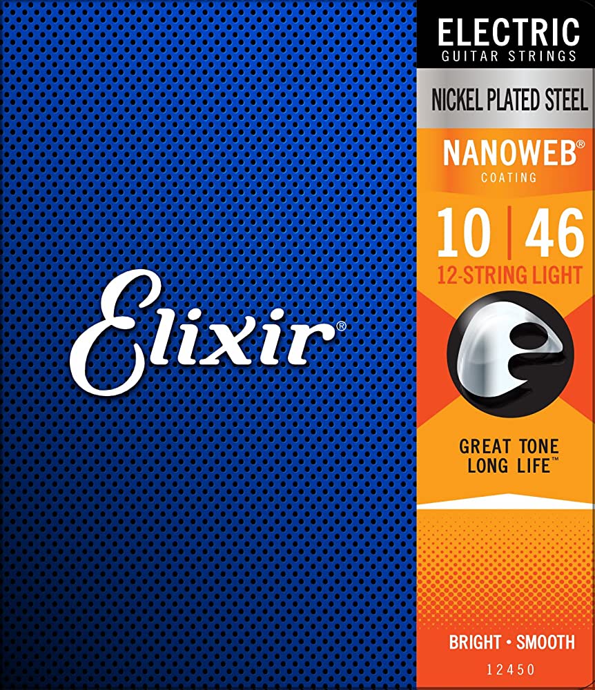 Elixir 010-046 Nanoweb 12Tel Elektro Gitar Teli (12450)