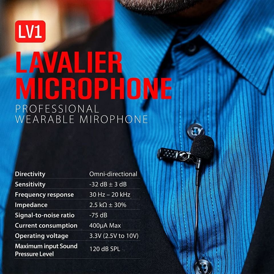 Xvive LV1 Lavalier Mikrofon