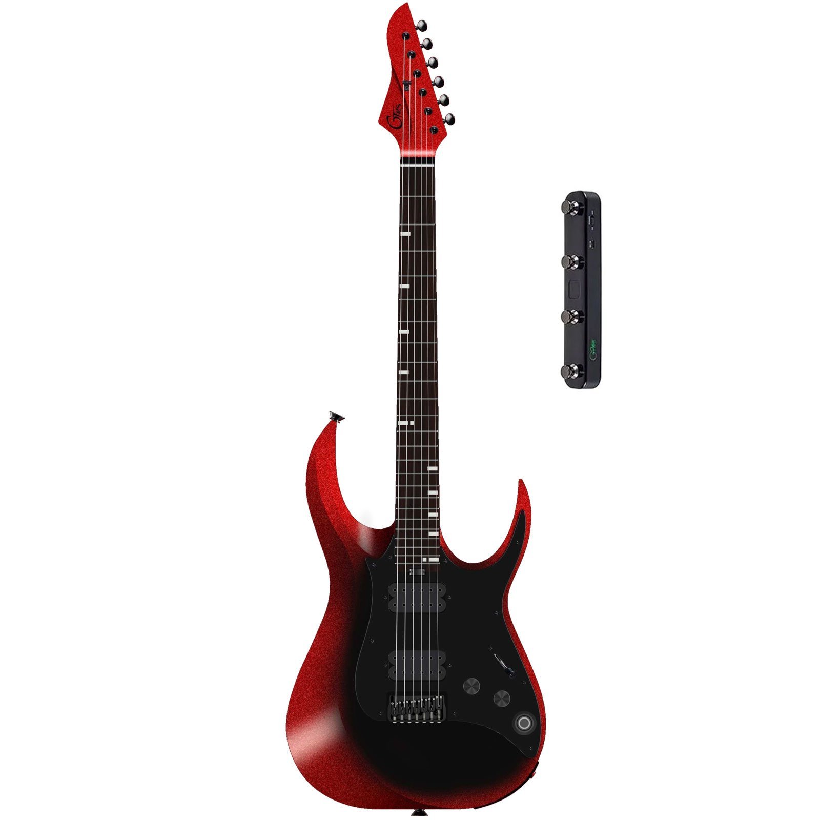 GTRS M800 Custom Limited Elektro Gitar (Dark Red)