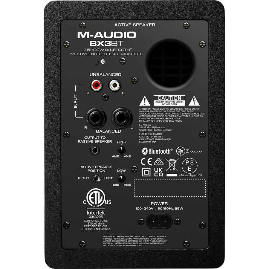 M-Audio BX3BT Bluetooth'lu Stüdyo Monitörü (Çift)