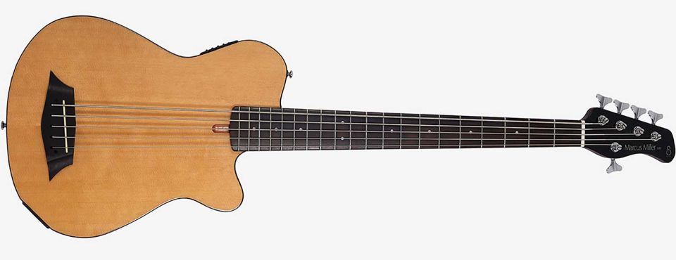 Sire Marcus Miller GB5 5 Telli Semi Acoustic Bas Gitar NT (Solid Body)