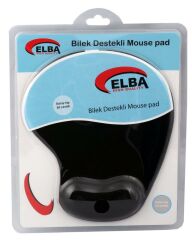 ELBA BILEK DESTEKLI JEL MOUSE PAD SIYAH