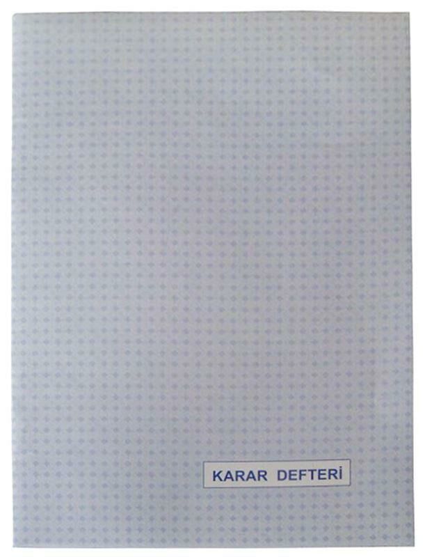 DILMAN KARAR DEFTERI KARTON KAPAK NUMARALI 40 YP