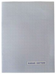 DILMAN KARAR DEFTERI KARTON KAPAK NUMARALI 40 YP