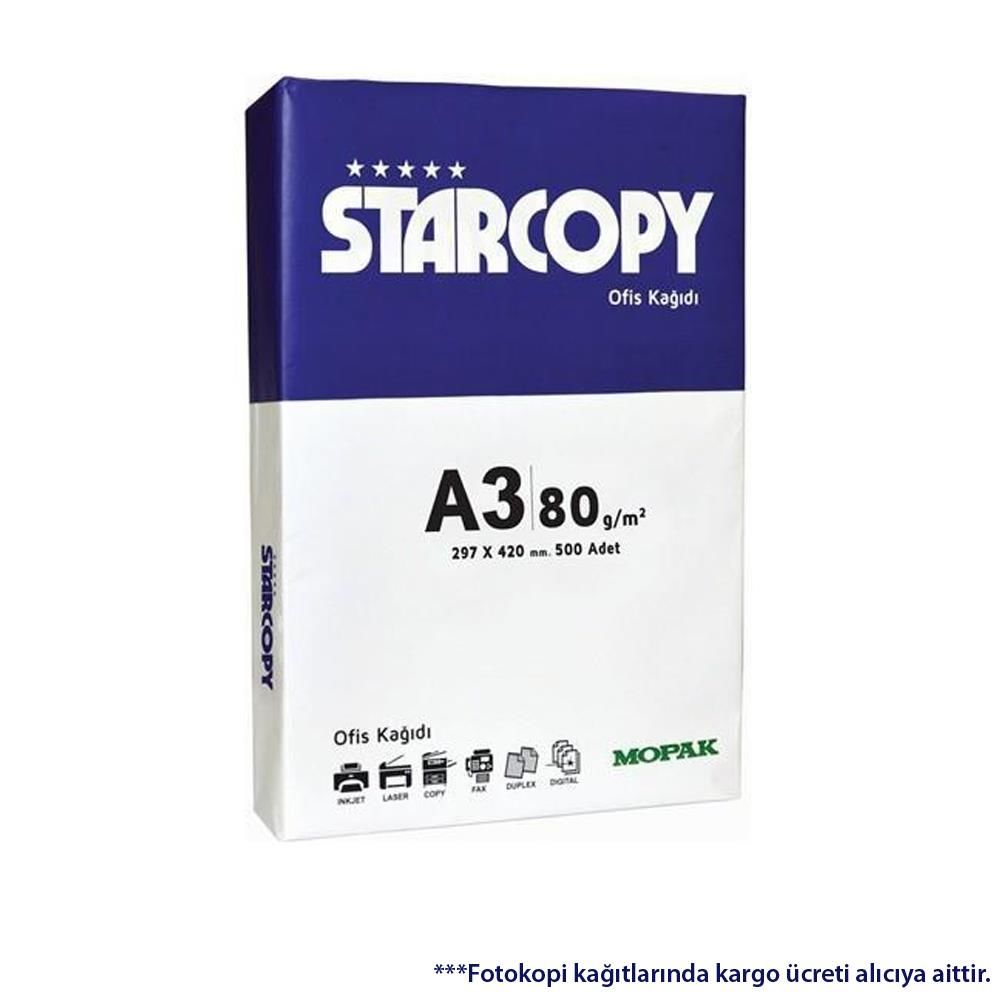 MOPAK FOTOKOPI KAGIDI A3 STARCOPY  80gr 500LU