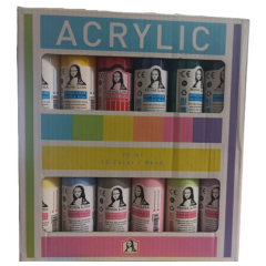 SUDOR AKRILIK BOYA12x70ML SET CHALK NORM SD150-X15