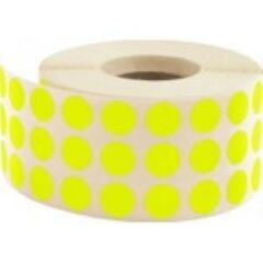 TANEX NOKTA ETIKETI FOSFORLU SARI 10mm 5000LI
