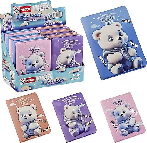 MIKRO PUFFY PF-20 CUTE BEAR GIRL NOT DEFTERI