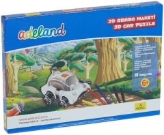 ADELAND PUZZLE 3 BOYUTLU ARABA MAKETI (4345441000)